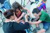 Atelier de réparation de vélos organisé par la MdH Baladins et l'association "Un p'tit vélo dans la tête".