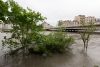 Samedi 2 mai 2015. Crue de l'Isère, quais, voie sur berge.
© Thierry Chenu