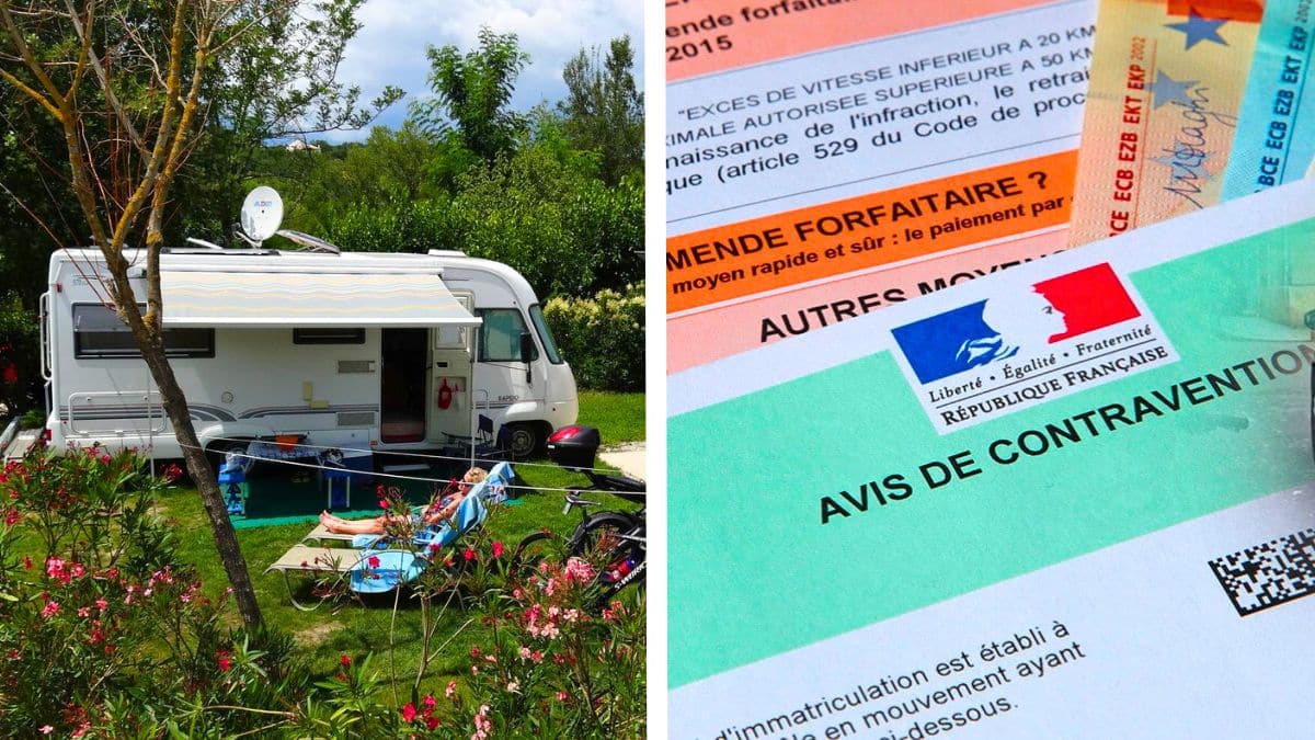 une lourde amende pour les français qui installent leur mobil home ou caravane dans le jardin