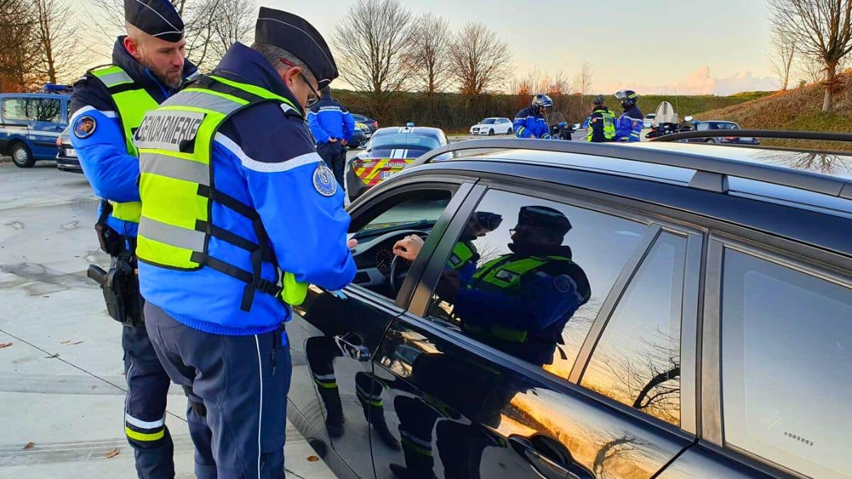 controle routier homme