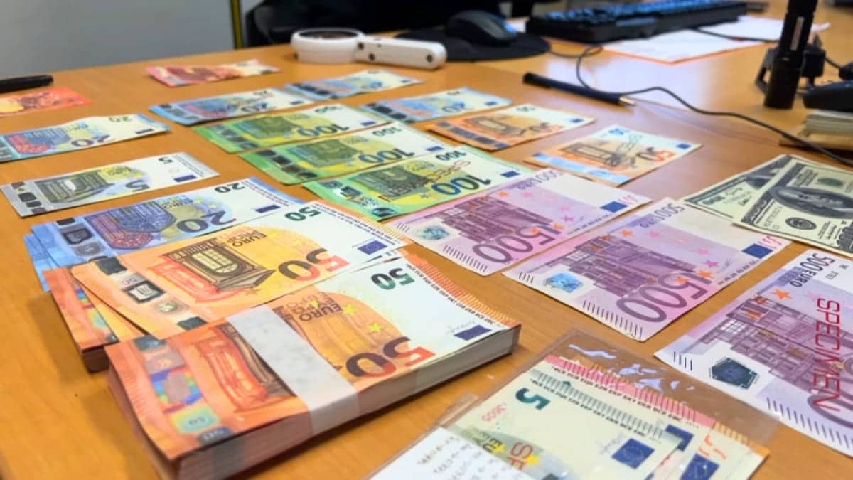 traffic de faux billets euros