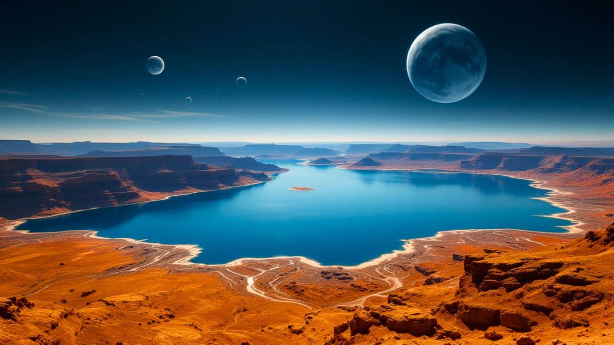 a 12 milliards dannees lumieres de la terre la nasa a decouvert un immense reservoir deau contenant 140.000 milliards de fois leau de la terre