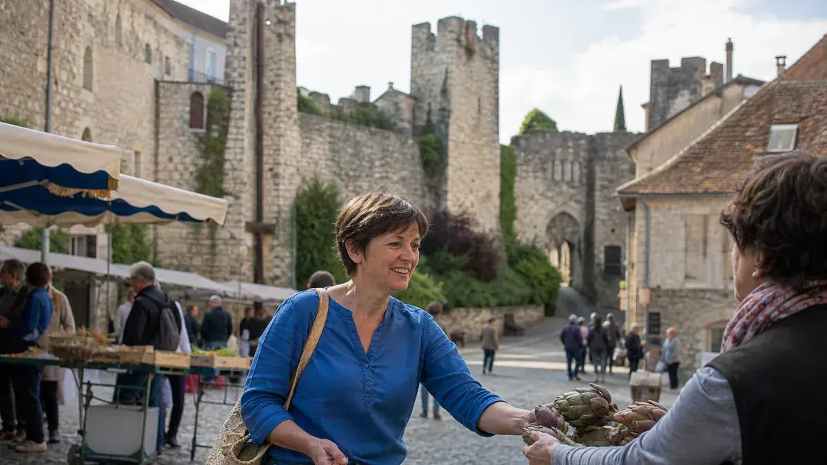 Cité médiévale de Crémieu : circuit à pied entre halles, remparts et patrimoine