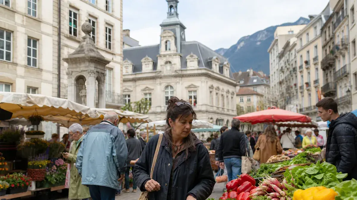 Place aux Herbes à Grenoble : marché, histoire et adresses autour de la place