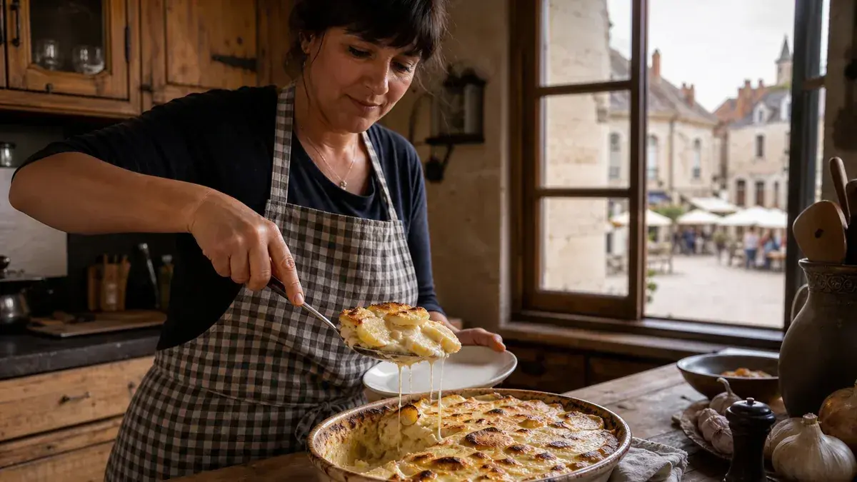 Recette traditionnelle du gratin dauphinois : ingrédients, proportions et cuisson au four